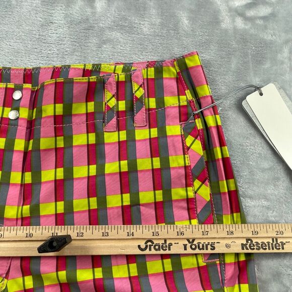 Annika Sorenstam x Cutter & Buck Shorts 8 Plaid Bermuda Golf - Picture 10 of 16
